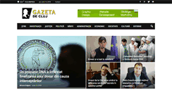 Desktop Screenshot of gazetadecluj.ro